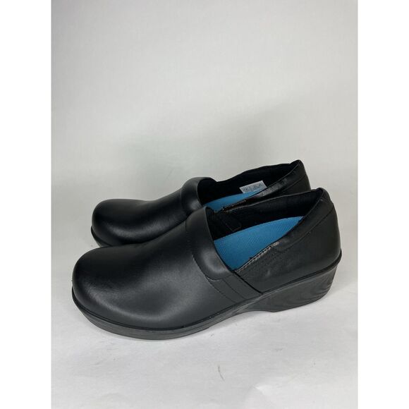 Dr. Scholl’s Black Rubber Slip Ons Oil Resistant Clogs Shoes Women 8.5M US/39EU - Picture 3 of 10